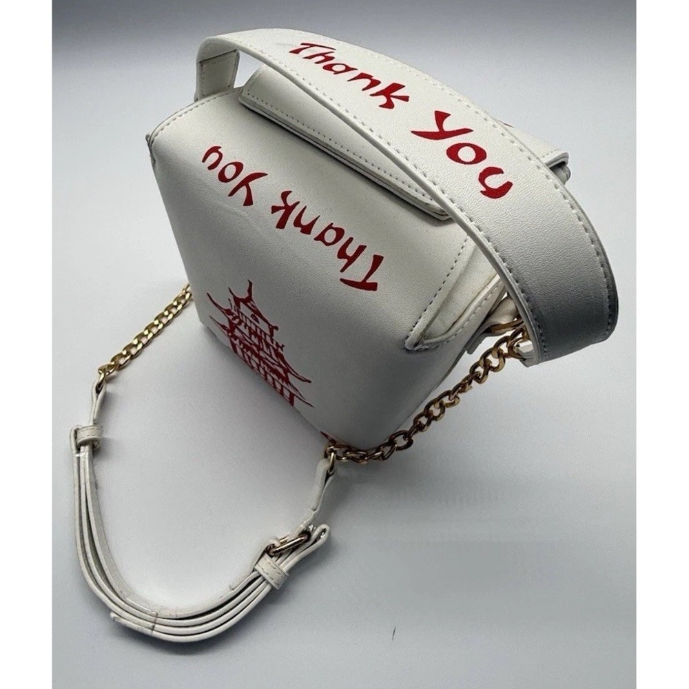 Chinese Take Out Takeout Clutch Thank‎ You BAG Purse Takeout Crossbody Bag - Picture 9 of 13